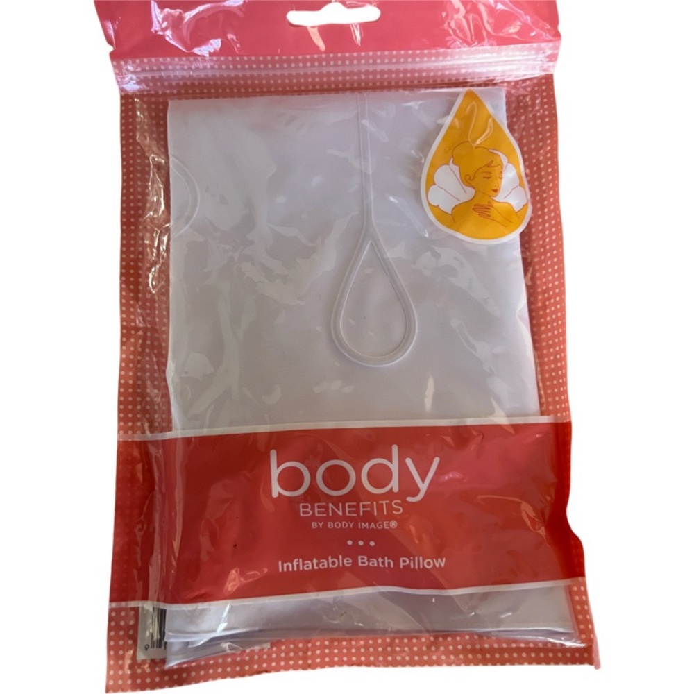 Body Benefits Bath Pillow Inflatable New